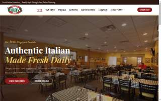 Vinny's Restaurant & Pizza website