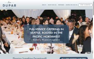 Lisa Dupar Catering website