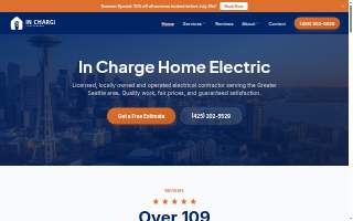 In Charge Home Electric website
