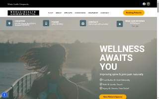 Whole Health Chiropractic website