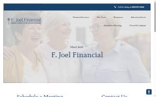 F Joel Financial website