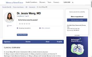 Jessie L Wang, MD website