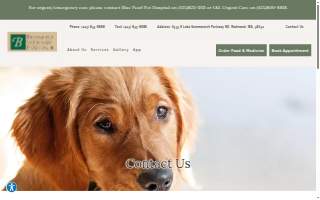 Brookfield Veterinary Hospital website