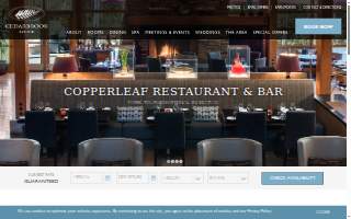 Cedarbrook Lodge website