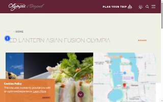 Red Lantern Asian Fusion website