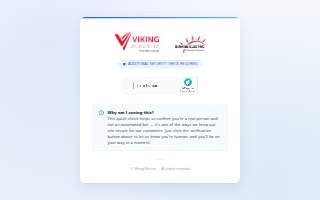 Viking Plumbing website