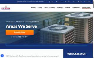 G&G Heating & Air Conditioning website