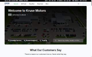 Kruse Hauling & Delivery website