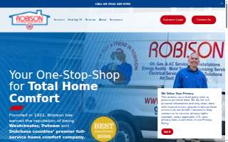 Robison Plumbing Service Inc website