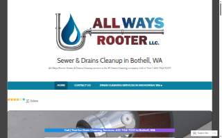 ALL WAYS ROOTER LLC Sewer & Drain, Hydro Jet website