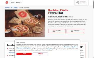 Pizza Hut of Middleburg website