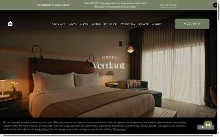 Hotel Verdant website