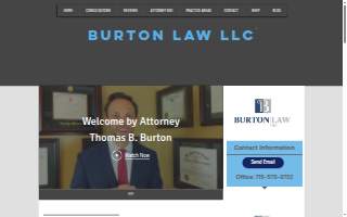 Burton Law LLC website