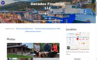 Decades Financial, LLC website