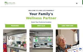 Long Life Pharmacy 2 website
