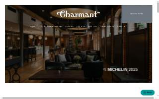 The Charmant Hotel website