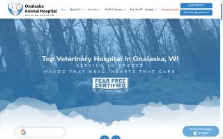 Onalaska Animal Hospital website