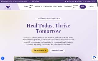Prunella Pharmacy website