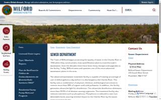 Sewer Friendly website