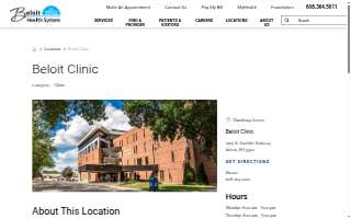 Beloit Clinic website