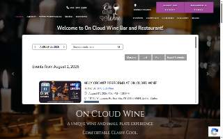 On Cloud Wine website
