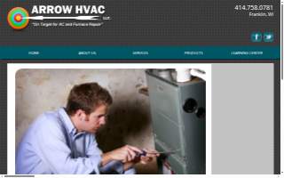 ARROW HVAC LLC website