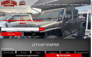 Finish Line Motors website