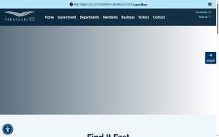 Parkersburg Accounting Services website