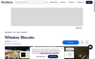 Whiskey Biscuits website