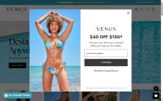Venus Lounge website