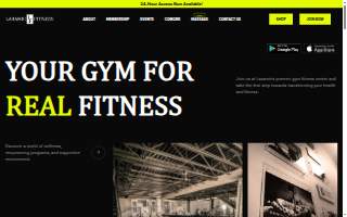 Laramie Fitness website