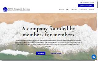 WYO Financial Services website