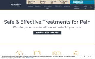 Alliance Therapy & Chiropractic website