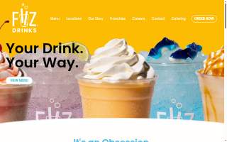 FiiZ Drinks of Evanston website
