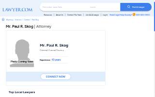Paul R. Skog, Attorney at Law website