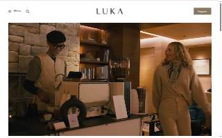 Catered by Luka website
