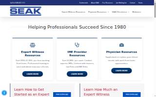 SEAK Fitness website