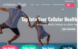 Authentic Health LLC website