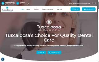Tuscaloosa General Dentistry website