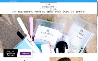 Hair Impressions website