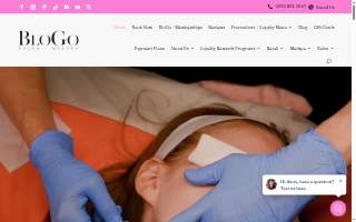 BloGo Salon + MedSpa website