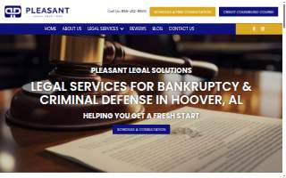Pleasant Legal Solutions website