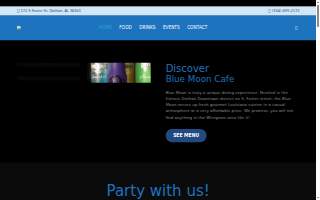 Blue Moon Cafe website