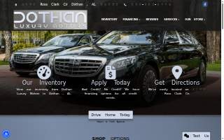 Dothan Luxury Motors website