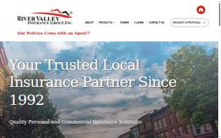 River Valley Insurance Group website