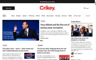 Crikey Catering website