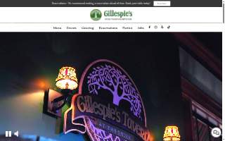 Gillespie Construction website