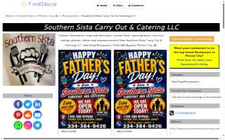 Southern Sista Carry Out & Catering website
