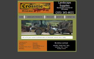 Crosstie Stone Supply Inc. website