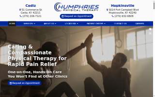 Humphries Heating & Cooling, LLC website